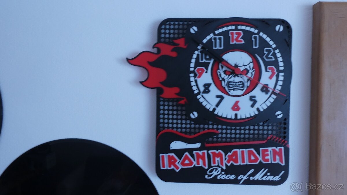 Nástěnné hodiny Hard 'n' Heavy 3D tisk - 13