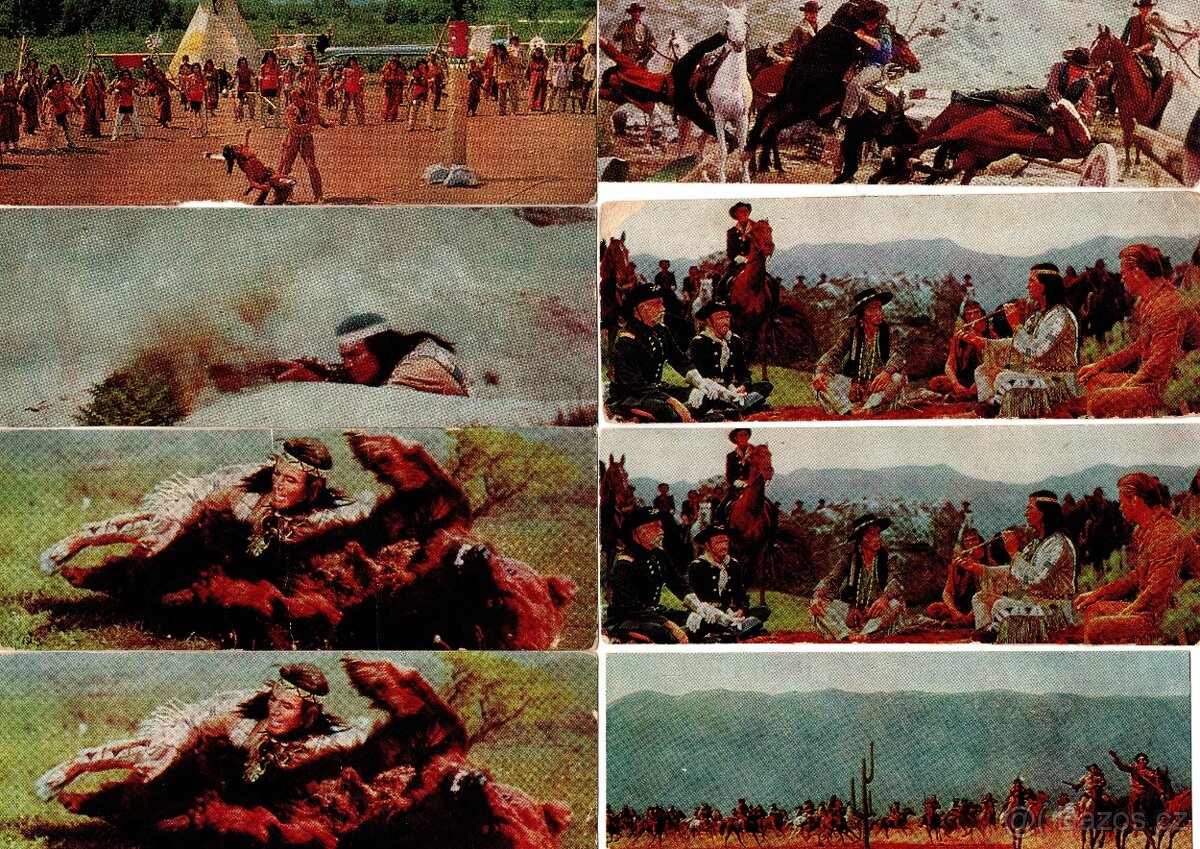 VINNETOU POHLEDY S DIAPOZITIVMI - 13