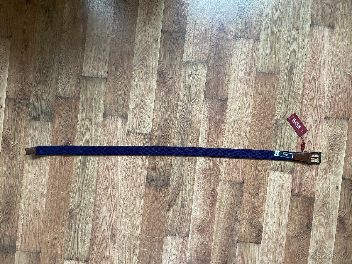 Nový pánský pružný opasek Bandi - L/XL, modrý do fialové - 13