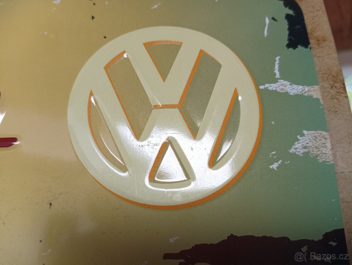 PLECHOVÁ CEDULE VW TRANSPORTER HIPPIES - 13