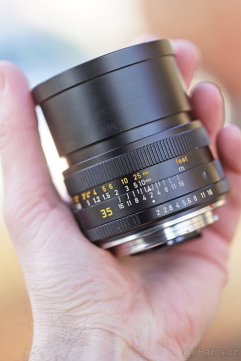 Servisovaná Leica Summicron R 35mm f/2 #3.0M (1979) 3-Cam - 13