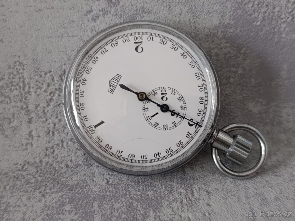 Vojenské švýc.stopky mikrograph Heuer MAJETEK VOJ.SPRAVY - 13