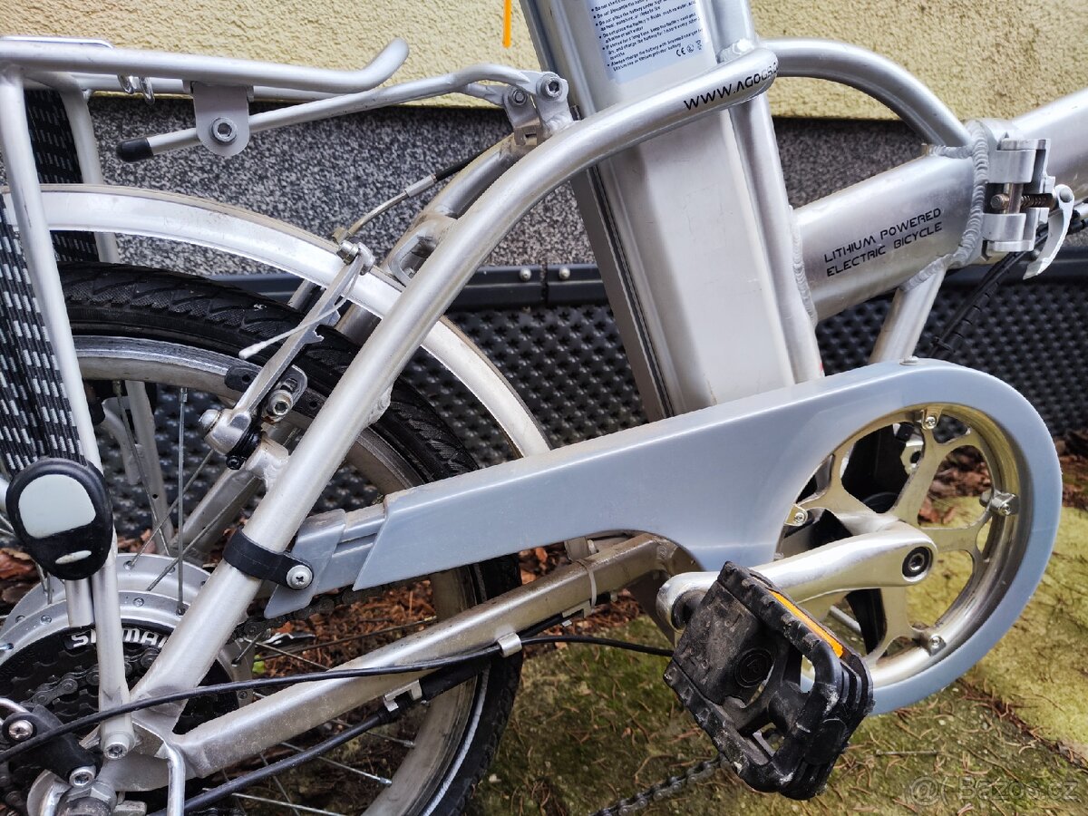 Skládací elektrokolo AGOGS Silver GO(ZAMLUVENO) - 13