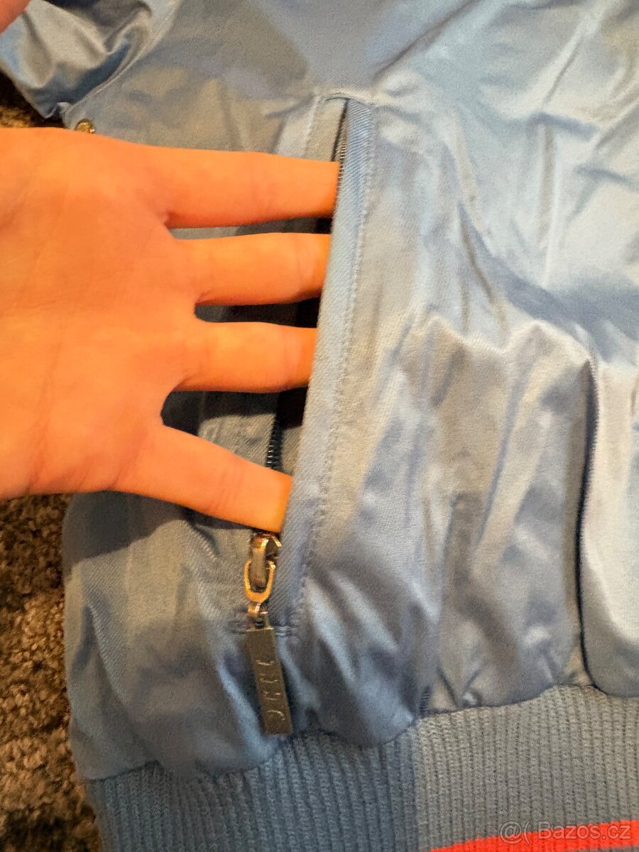 Modrá jezdecká outdoorová bunda - 13