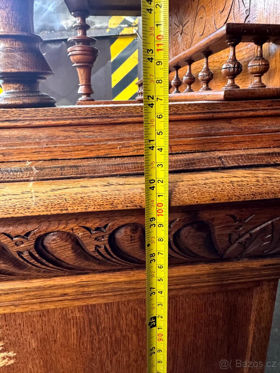 Starožitný příborník / kredenc (132021) - 13