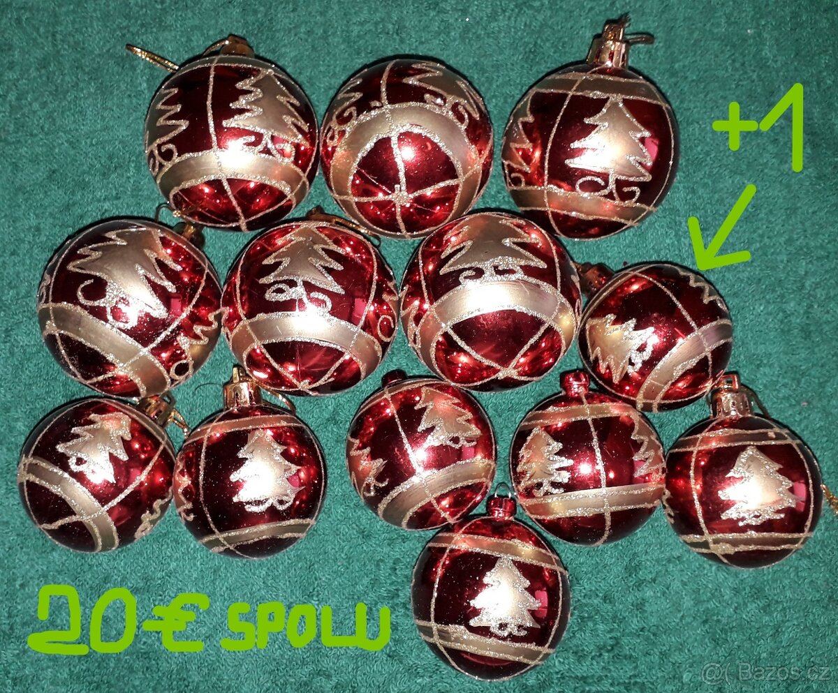 Staré vianočné gule a ozdoby - 13