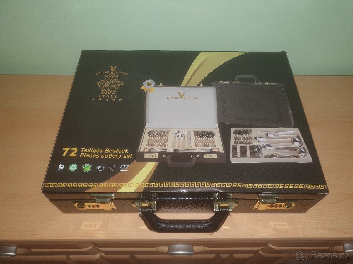 Příbory Versace pozlacené - 13