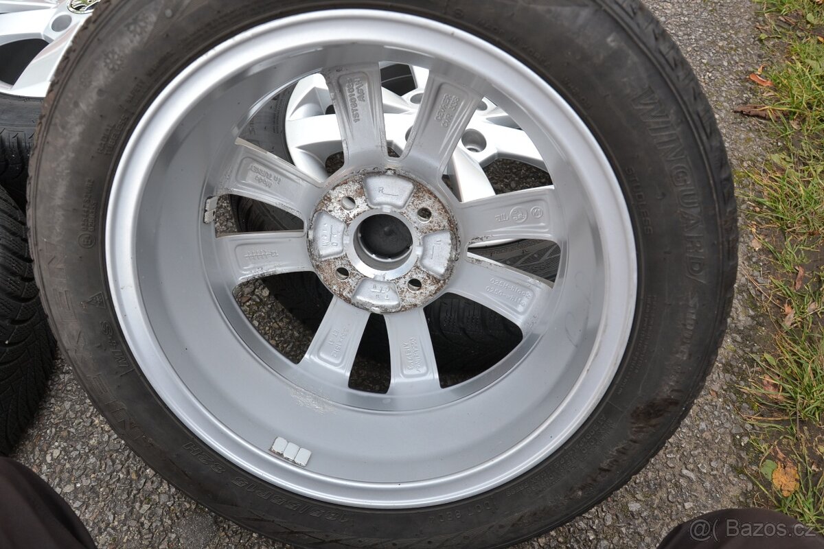 Zimní ORIG.Alu R15,Š.Citigo/Seat Mii,VW UP+Cont.185/55 - 13