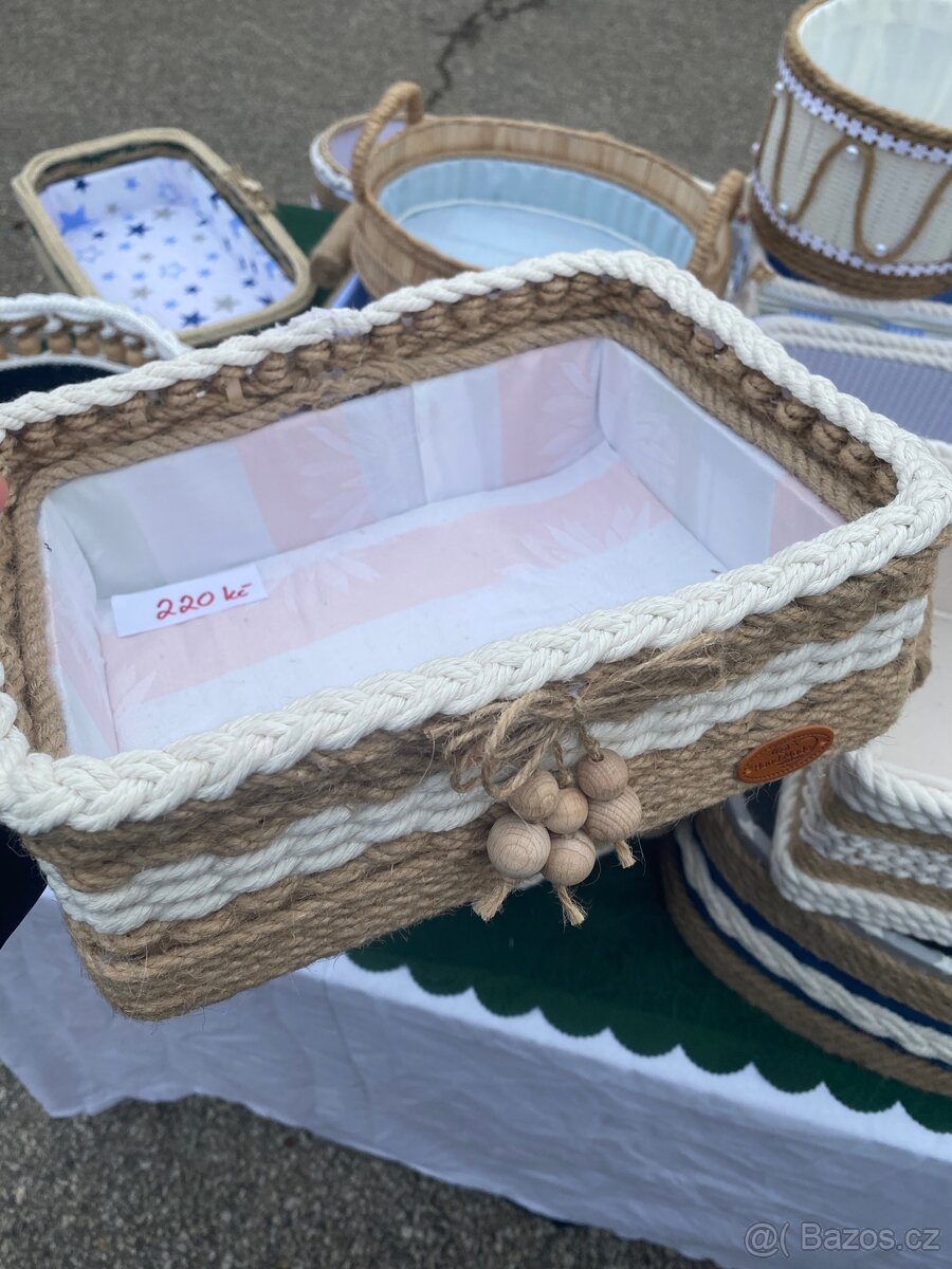 Ručně vyráběné košíky a košíčky - 13