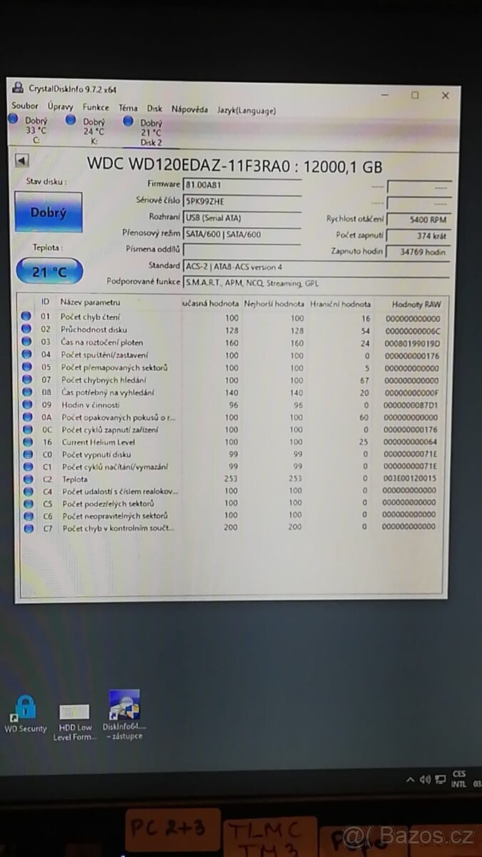 Externi HDD WD 12Tera 4 kusu - 13