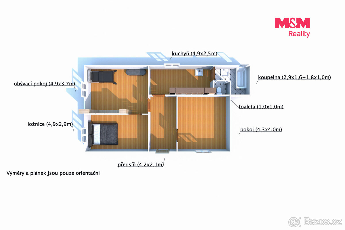 Prodej chalupy, 90 m², Volenice - 13