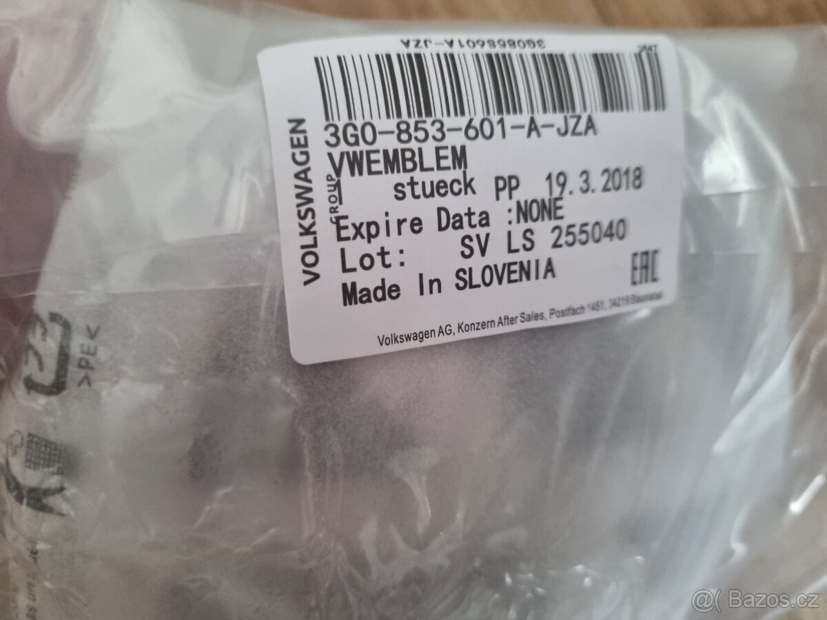 Znak do masky Volkswagen s podporou ADAPTIVNY TEMPOMAT - 13