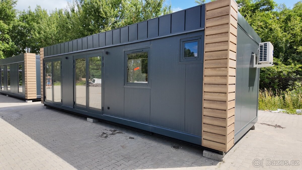 tiny house, kontejner 9×3 m – kancelář, obchod, bydlení - 13