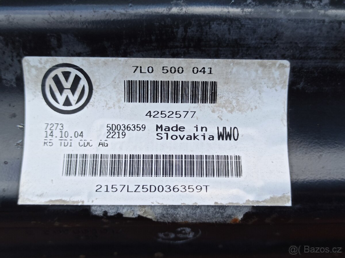 VW TOUAREG - KOMPLETNÍ ZADNÍ NÁPRAVA - BEZ KOROZE - 13