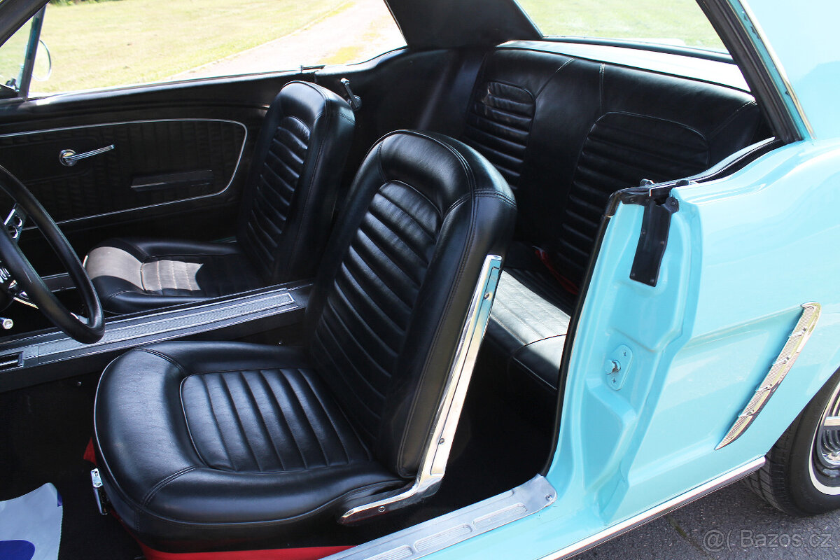 1965 Ford Mustang Coupe, 289 V8, automat, velmi pěkný - 13