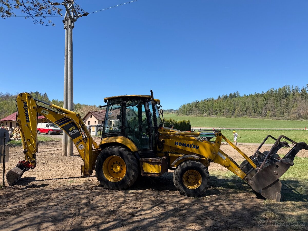 traktorbagr Komatsu WB93R - 13