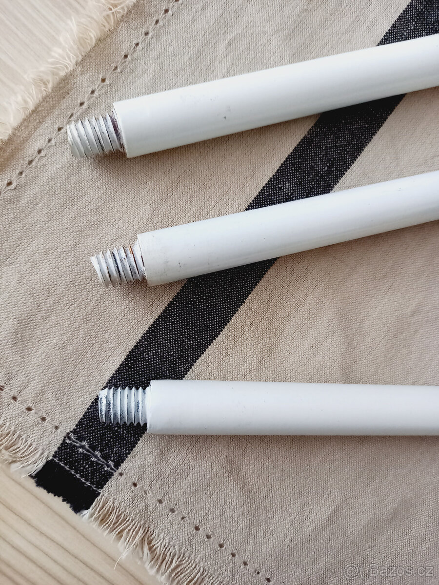 Bílý kovový stolek Frost - WHITE LABEL - 13