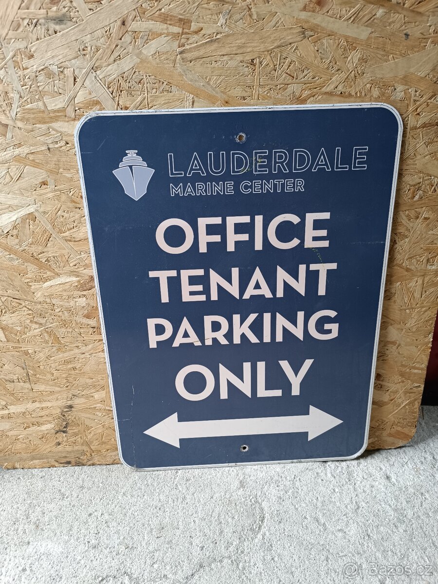 Stará Americká cedule, značka 60x77 cm slusna dekorace - 13