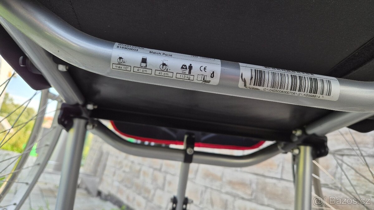 Invalidni vozík 42cm Quickie Match Point Sport - 13