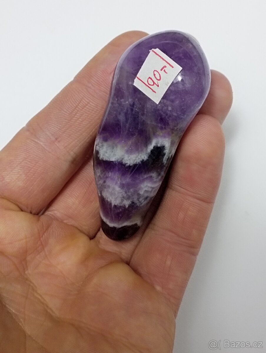 Ametysty tromlované Malawi - 13