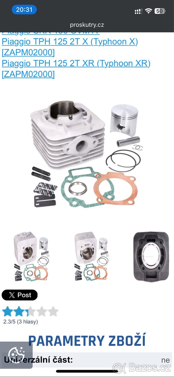 Aprilia sr 125 (kit180) - 13