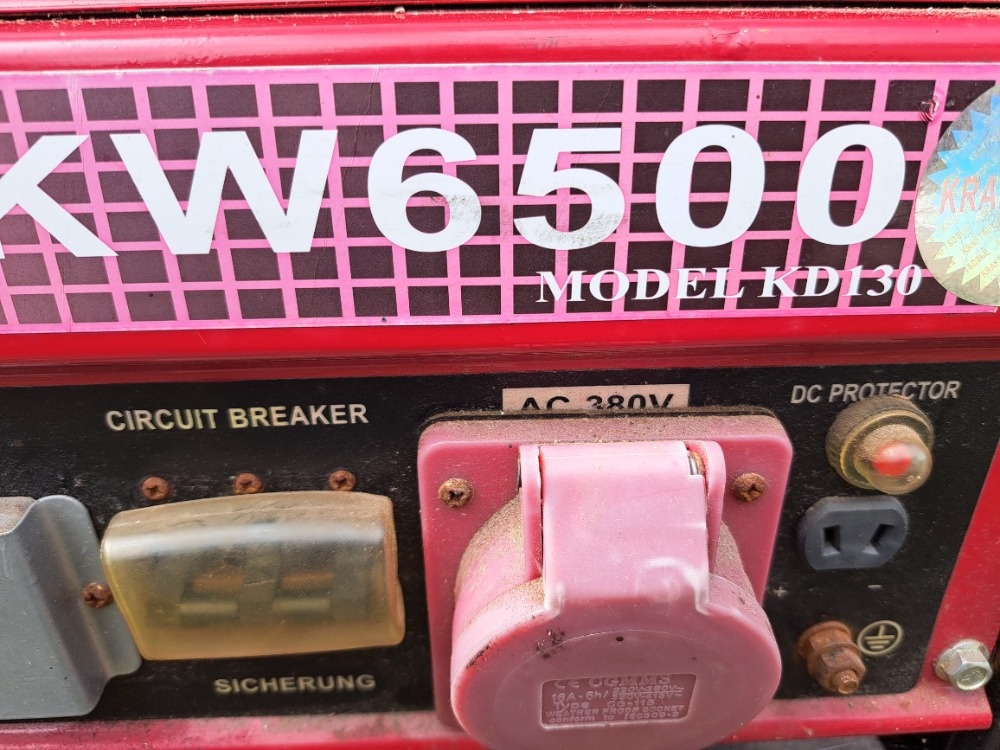 Prodám elektrocentrálu Kraft Dele KW6500 - 13