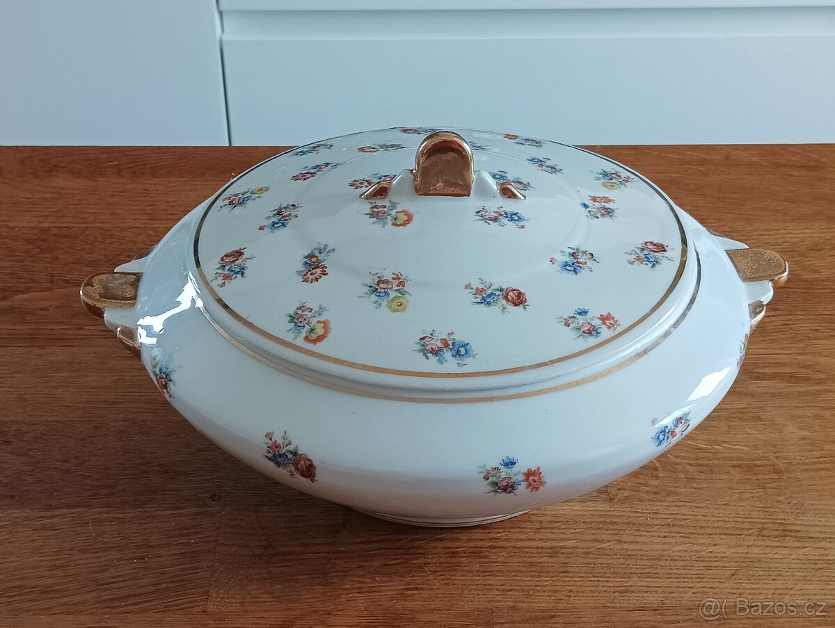 PORCELÁNOVÁ TERINA HÁZENKA LT LIMOGES FRANCIE - 13
