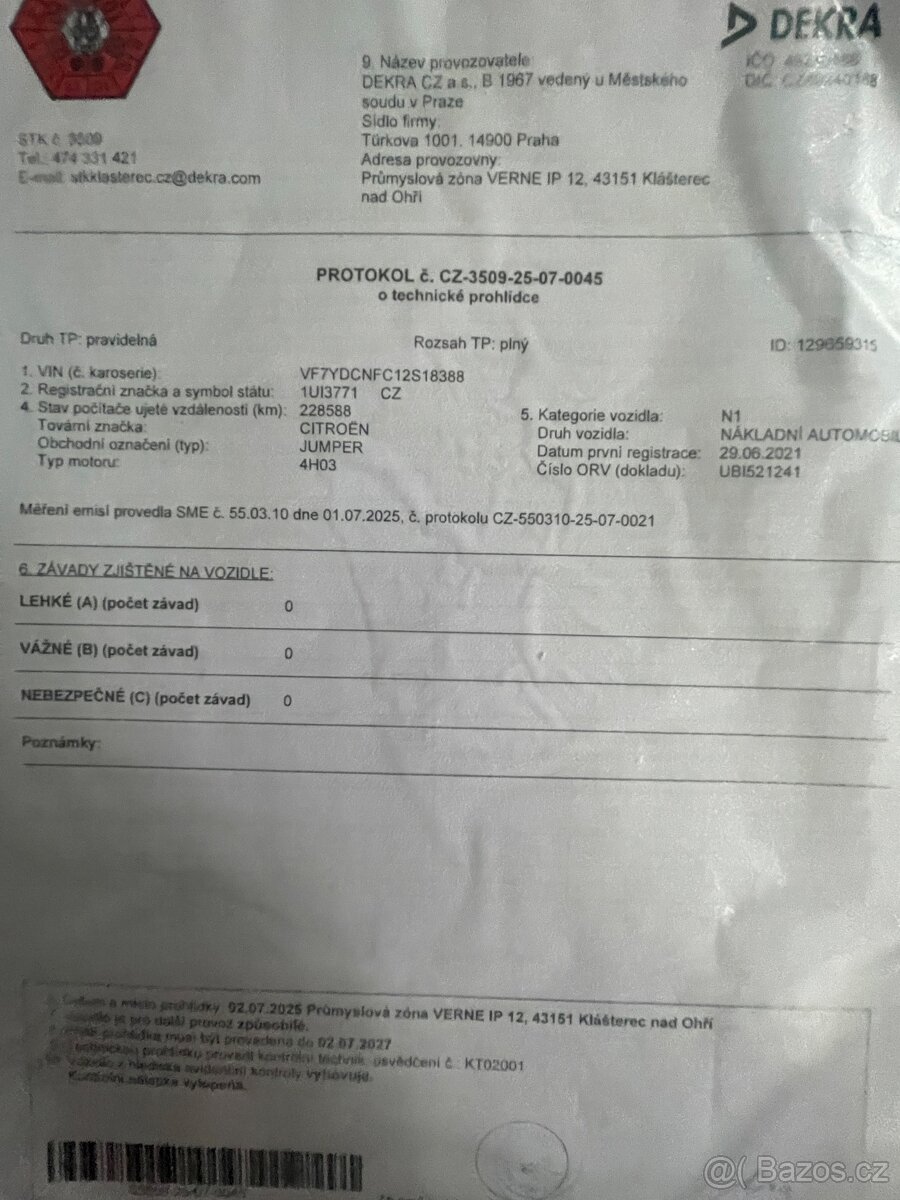 Prodám Citroen Jumper - 13