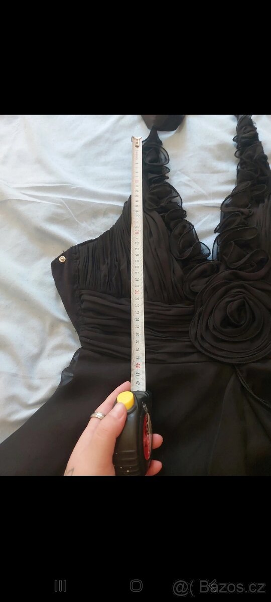 Černé společenské šaty XL - 13