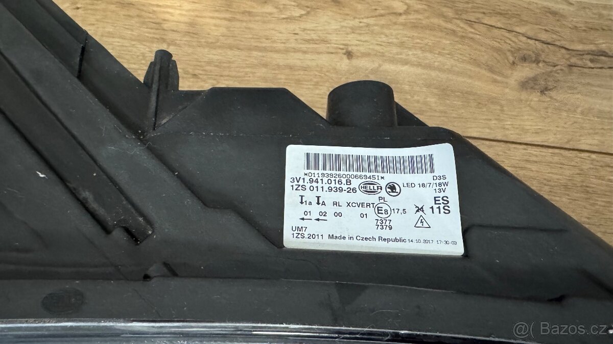 Přední světla Superb 3 sportline - 13