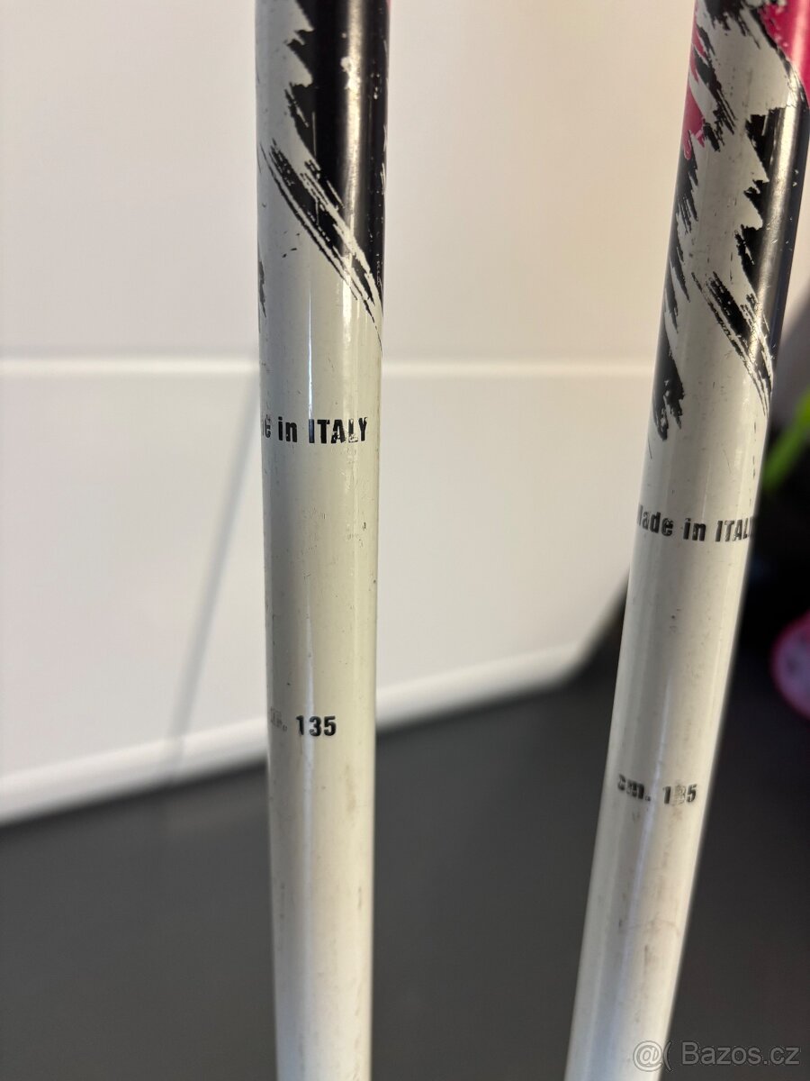 Lyže Fischer, lyžáky Salomon, hůlky, helma a brýle - 13