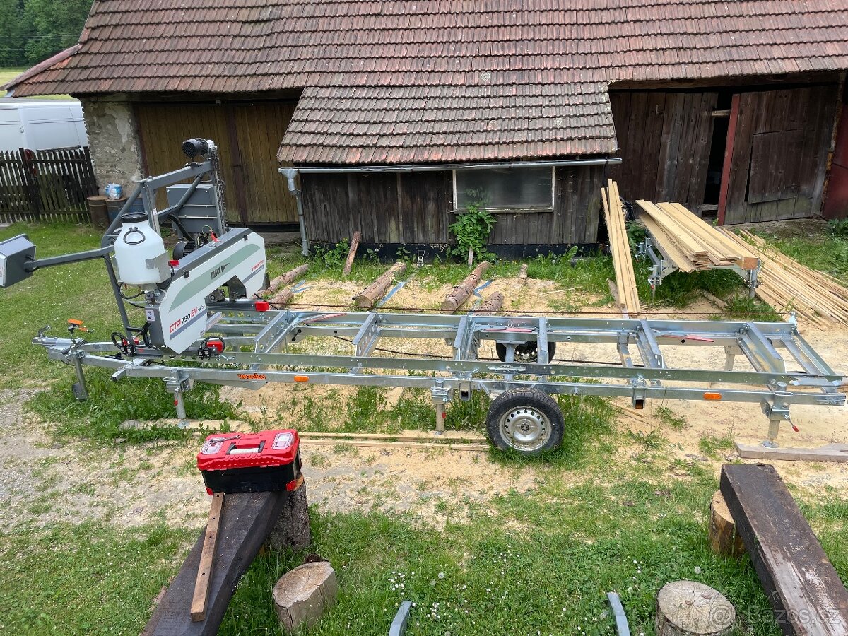 Kmenová pásová pila PILOUS CTR 750 EV - mobilní provedení - 13