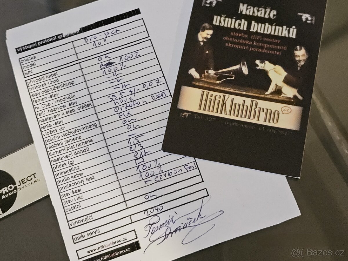 Rezervace Gramofon ProJect s 10" ramenem - 13