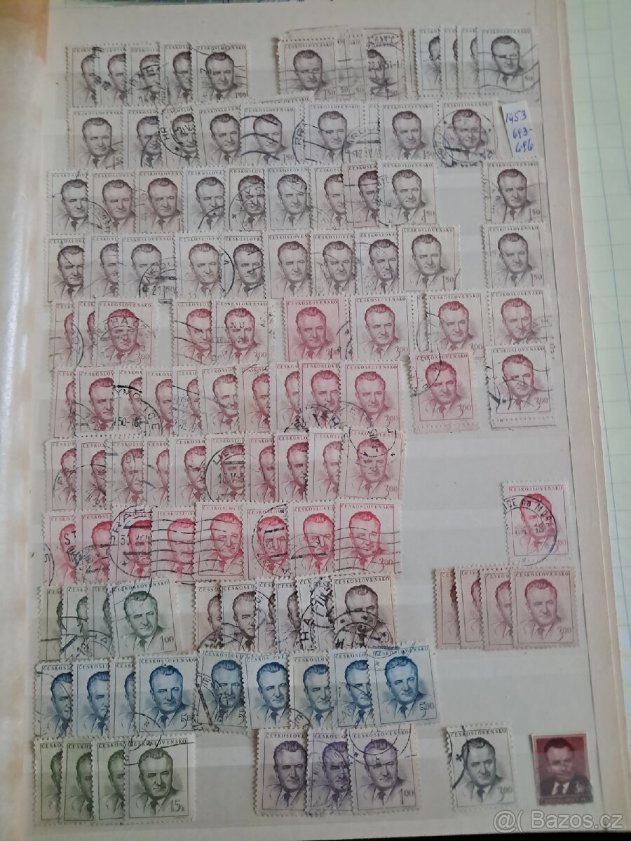 Poštovní známky Československa - 13