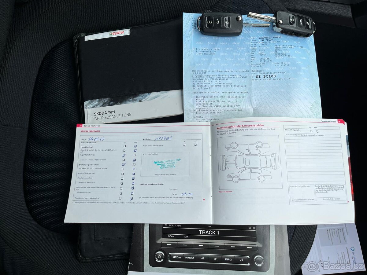 ŠKODA YETI 1.6 TDI SERVISNí KNIHA 118.970 km - 13