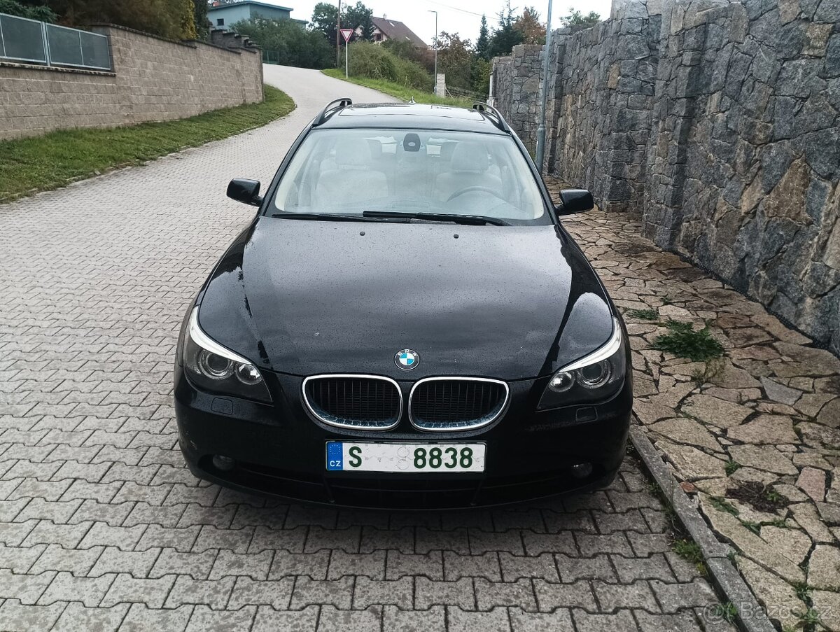 BMW 520D kožený interiér E61 - 13