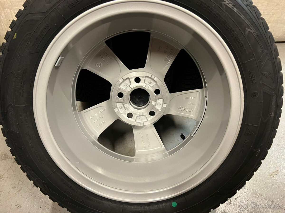 185/60R15 NOVÁ zimní pneu škoda rapid fabia III 6x15 5x100 - 13
