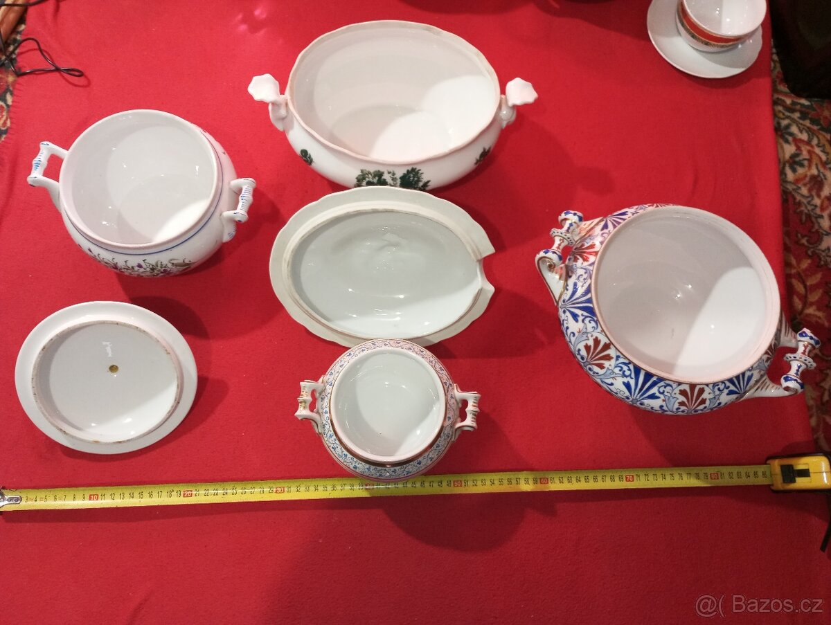 Teriny 7 ks + miska na polévku - 13