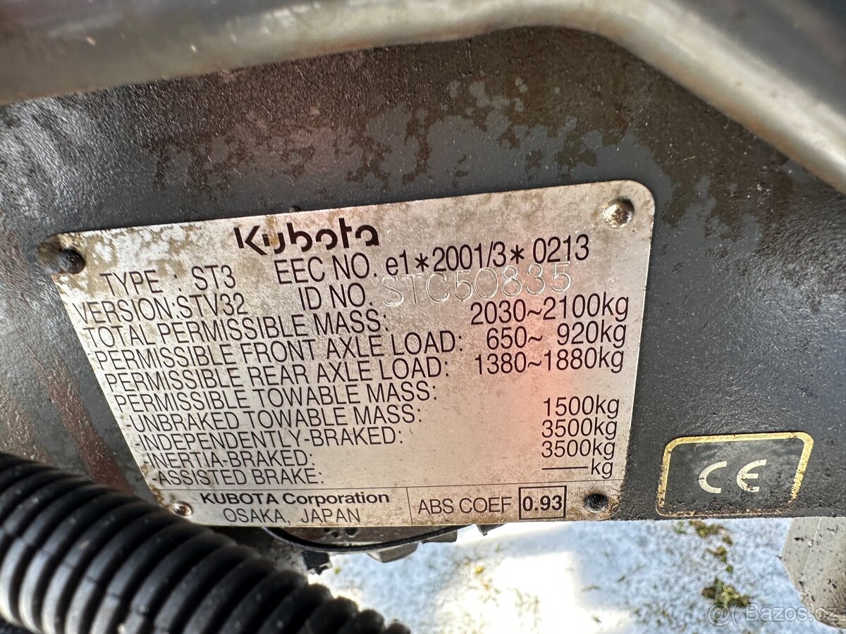 Kubota STV32 33 koní s TP nová STK - 13