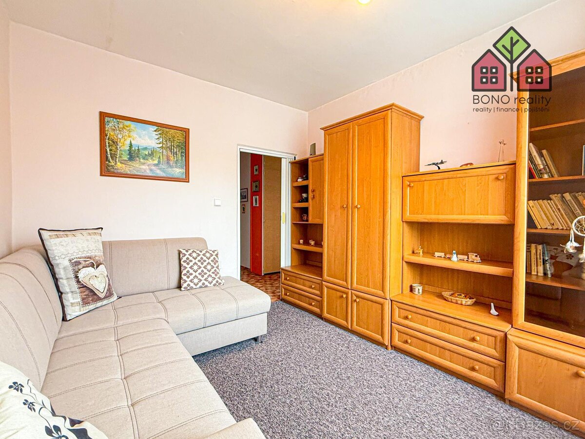 Byt, OV, 3+1, 65 m2, dobrý stav, komora, sklep, obec Ústí na - 13