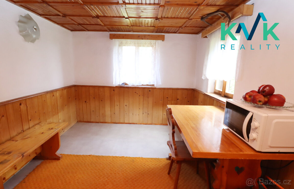 Prodej zděné chaty 3+1 se zahradou, pozemek 400 m², Jindřic - 13
