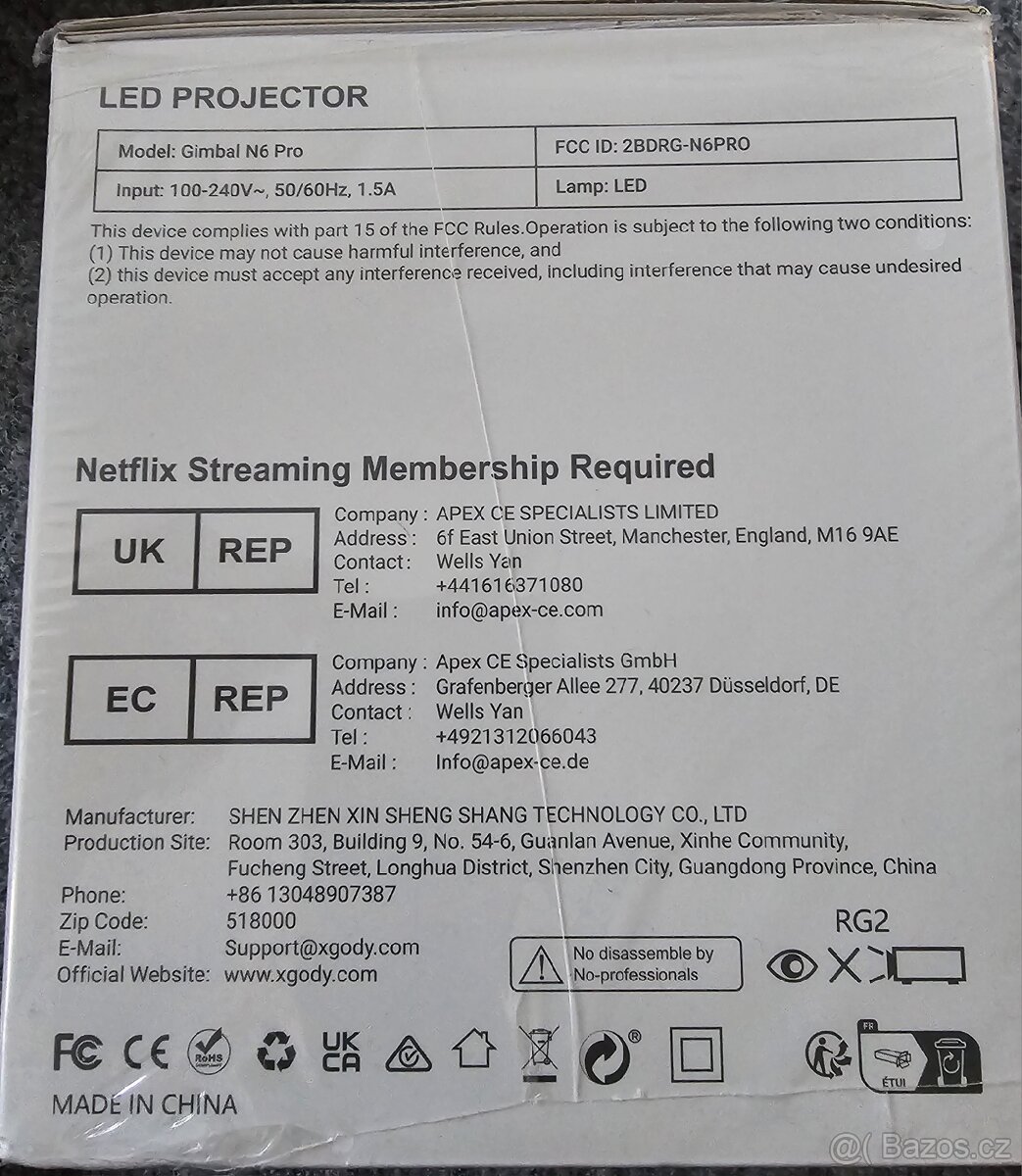 Projektor XGODY 4K, 1080P 700ANSI - 13