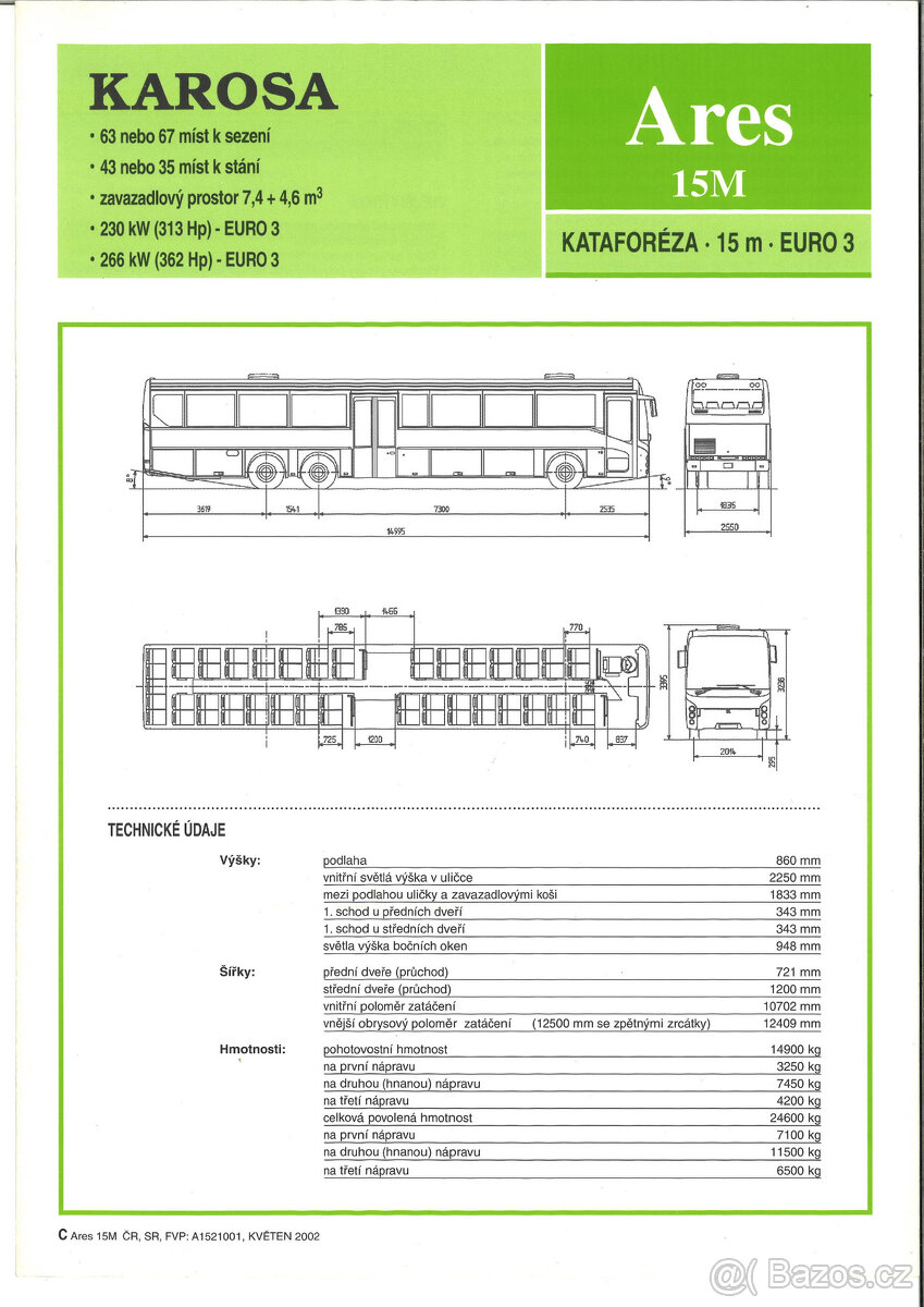 Prospekty - Autobusy Karosa 6 - 13