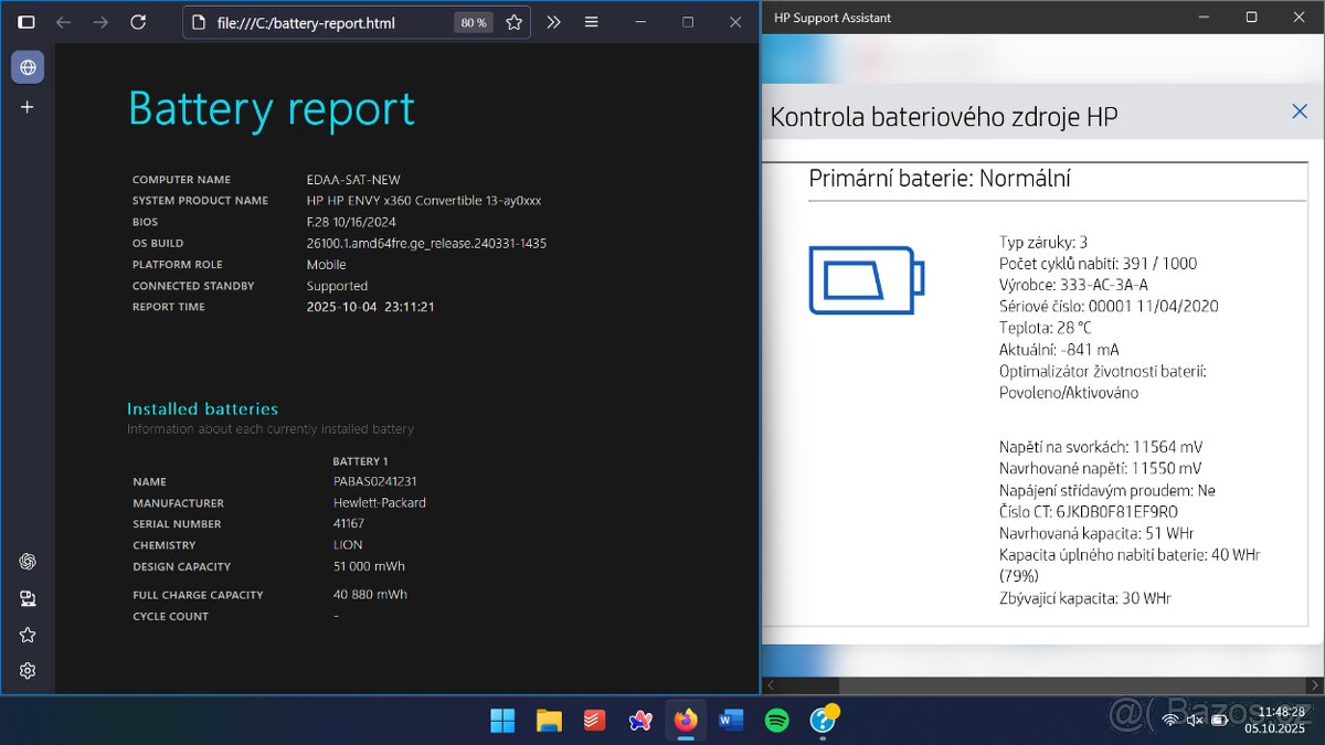 HP ENVY x360 13 | Ryzen 7 | PRASKLÝ DISPLEJ (funkční) - 13