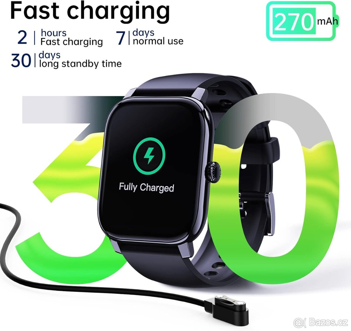 Chytré hodinky LLKBOHA P75 – 1,85" HD displej - 13