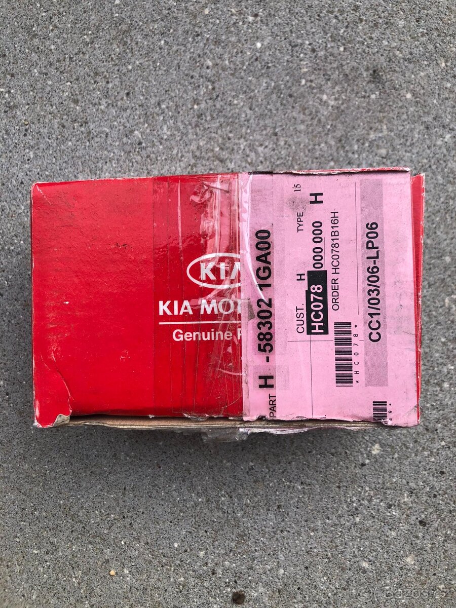 Brzdové destičky Hyundai a Kia - 13