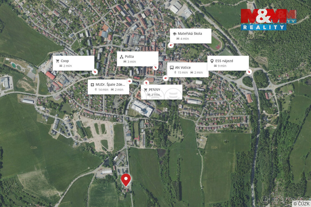 Prodej nájemního domu, 414 m², Votice, ul. Klášterní - 13