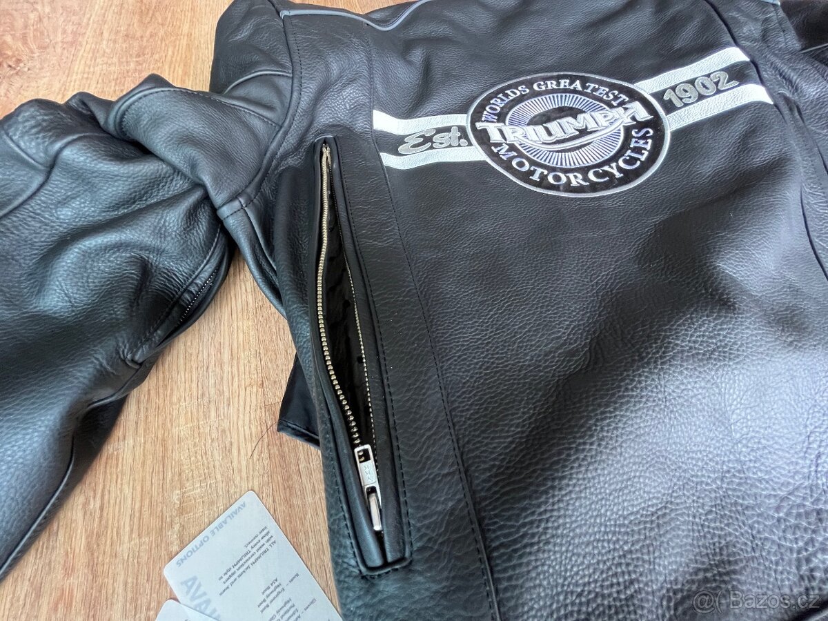 Triumph Edmonton Jacket - kožená bunda - NOVÁ - 13