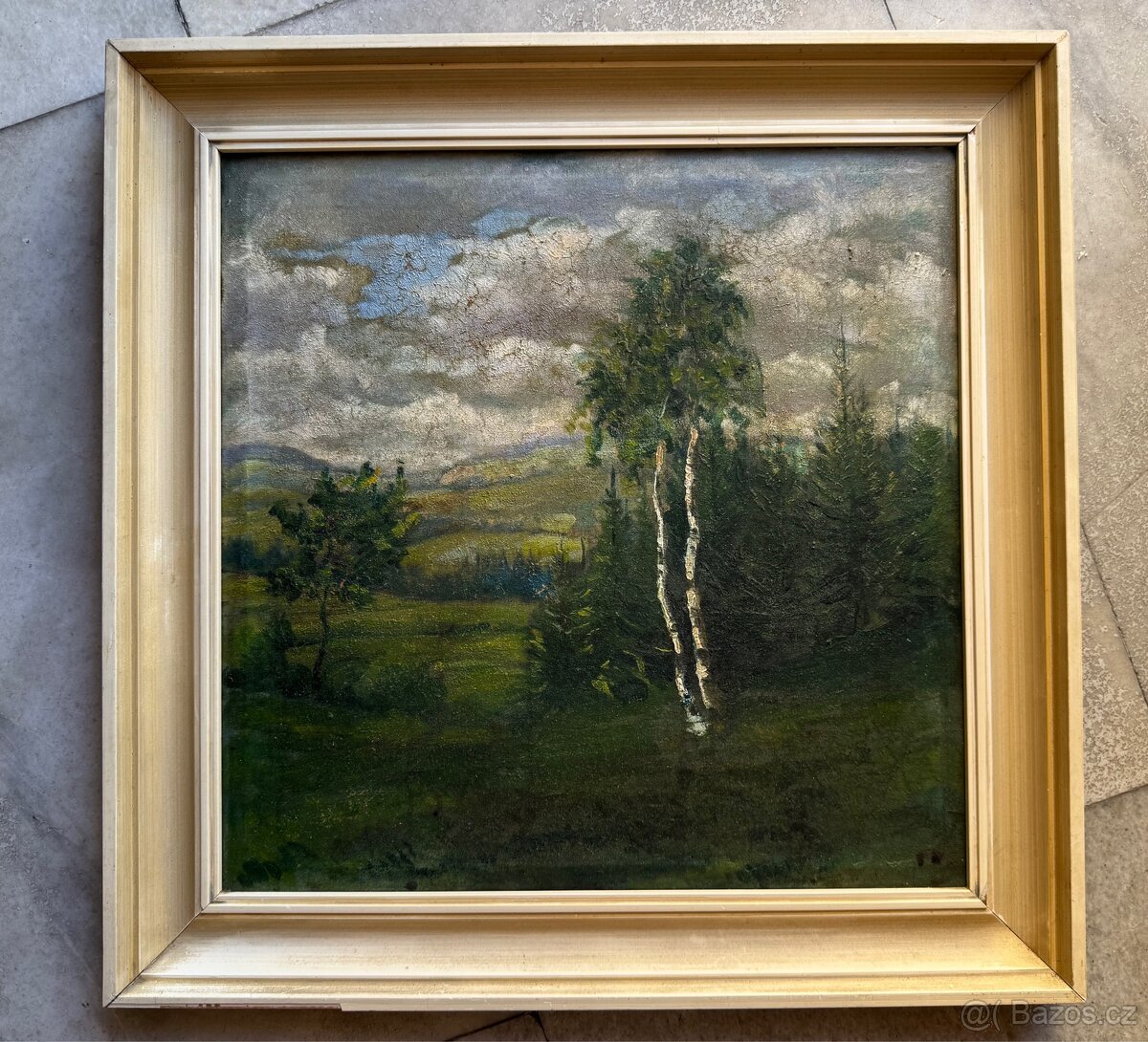 Obraz Krajina s břízami - 13