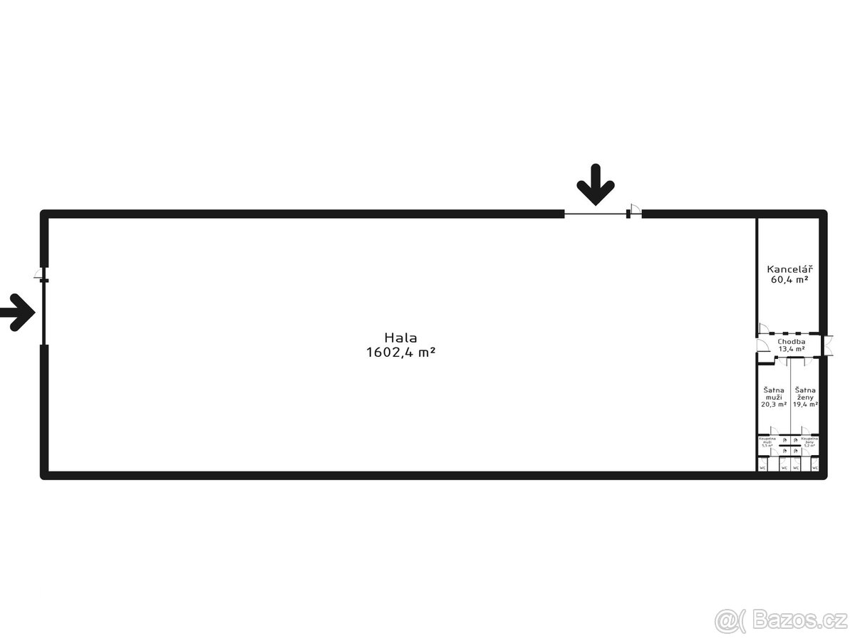 Pronájem kanceláře 60,4 m², Hranice - Drahotuše - 13
